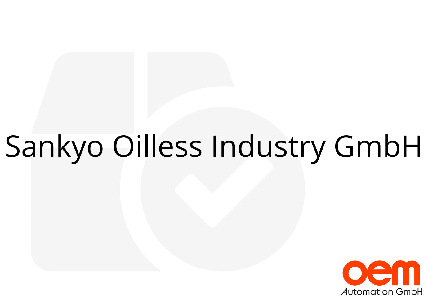 Sankyo Oilless Industry GmbH 17100000